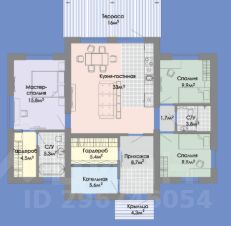 1-этаж. дом 122 м²