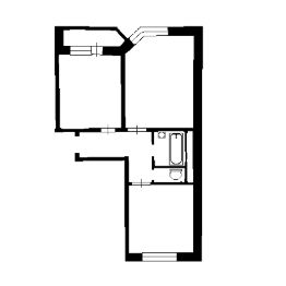 2-комн.кв., 77 м², этаж 14