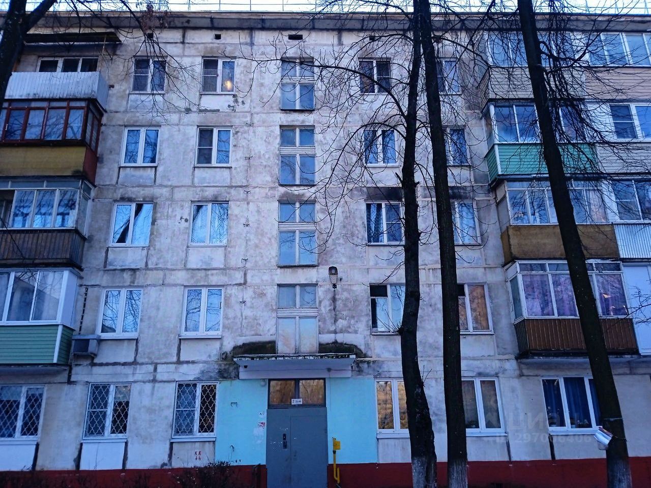 Продажа двухкомнатной квартиры 42м² ш. Саввинское, 23, Балашиха, Московская  область, Балашихинский район, Балашиха городской округ, Железнодорожный  микрорайон, м. Железнодорожная - база ЦИАН, объявление 297006406