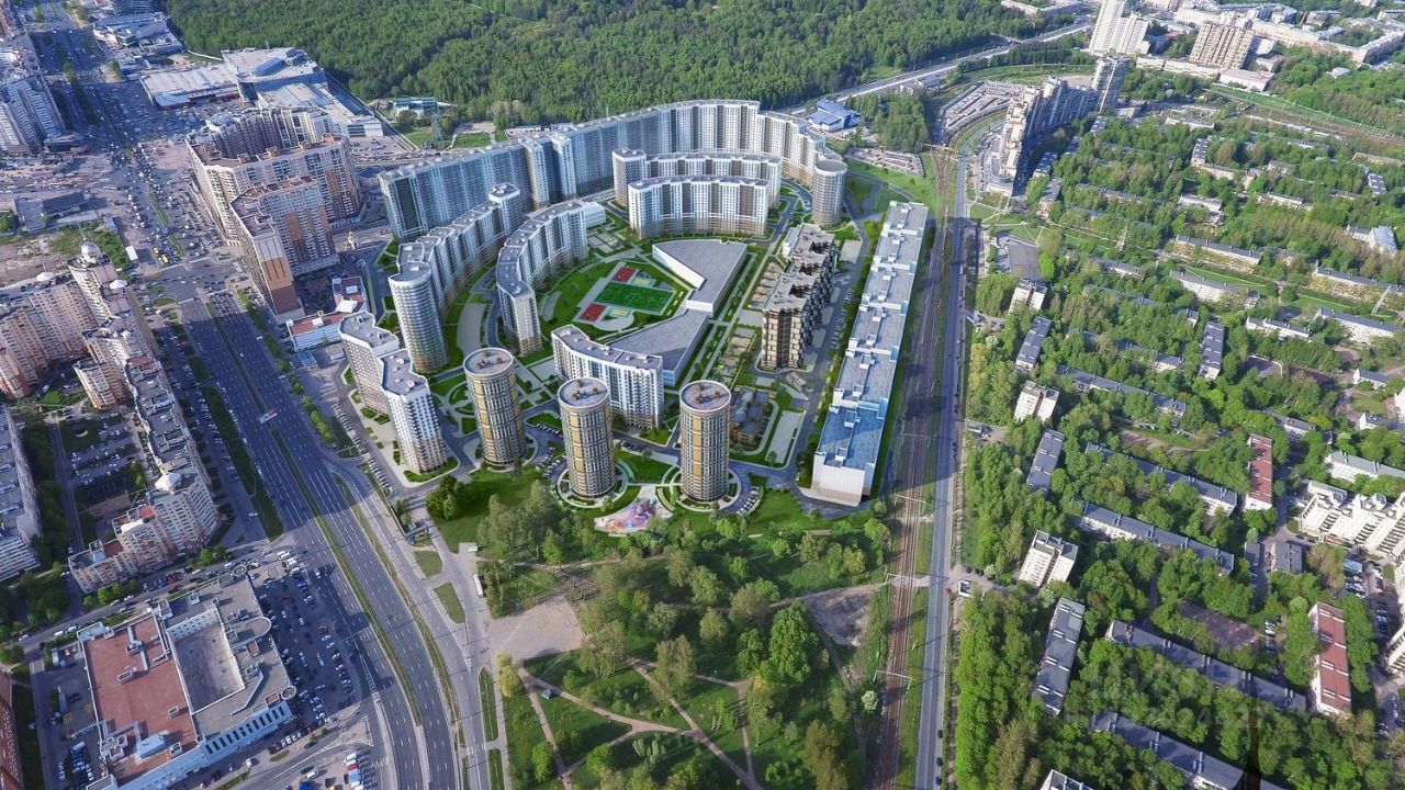 Продажа квартиры-студии 29,4м² Коломяжский просп., 13к2, Санкт-Петербург,  м. Пионерская - база ЦИАН, объявление 297024427