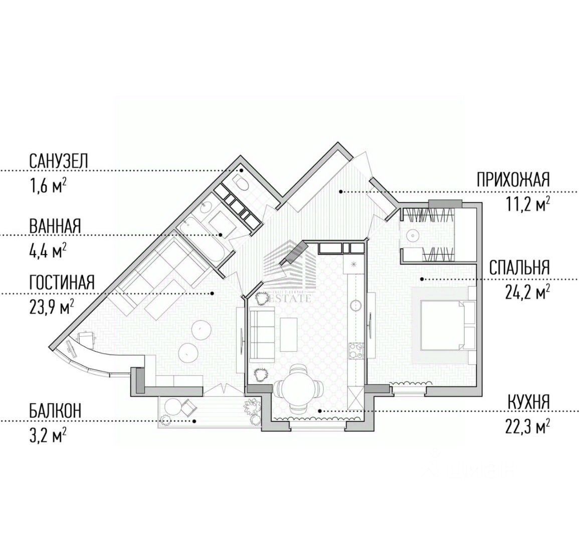 Купить 2-комнатную квартиру в ЖК Соборный в Краснодаре от застройщика,  официальный сайт жилого комплекса Соборный, цены на квартиры, планировки.  Найдено 3 объявления.