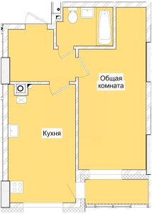 1-комн.кв., 47 м², этаж 7