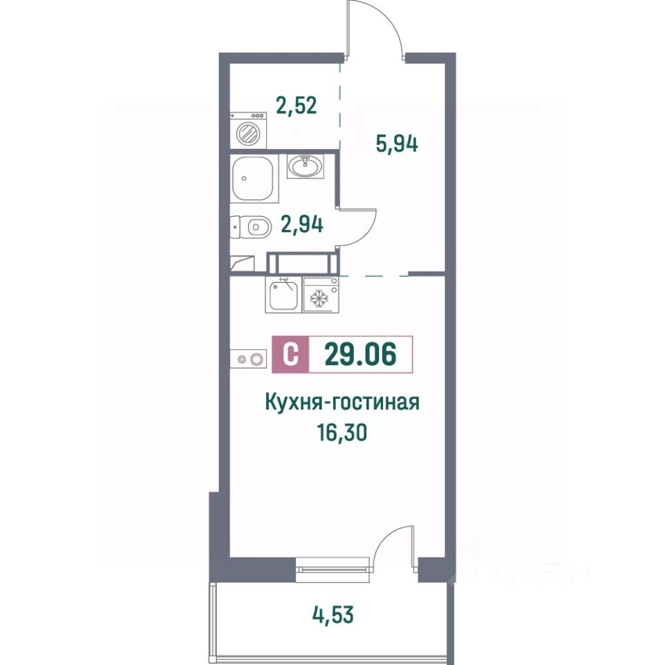 Купить квартиру-студию на 14 этаже рядом с метро Гражданский проспект.  Найдено 294 объявления.