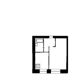 1-комн.кв., 37 м², этаж 2