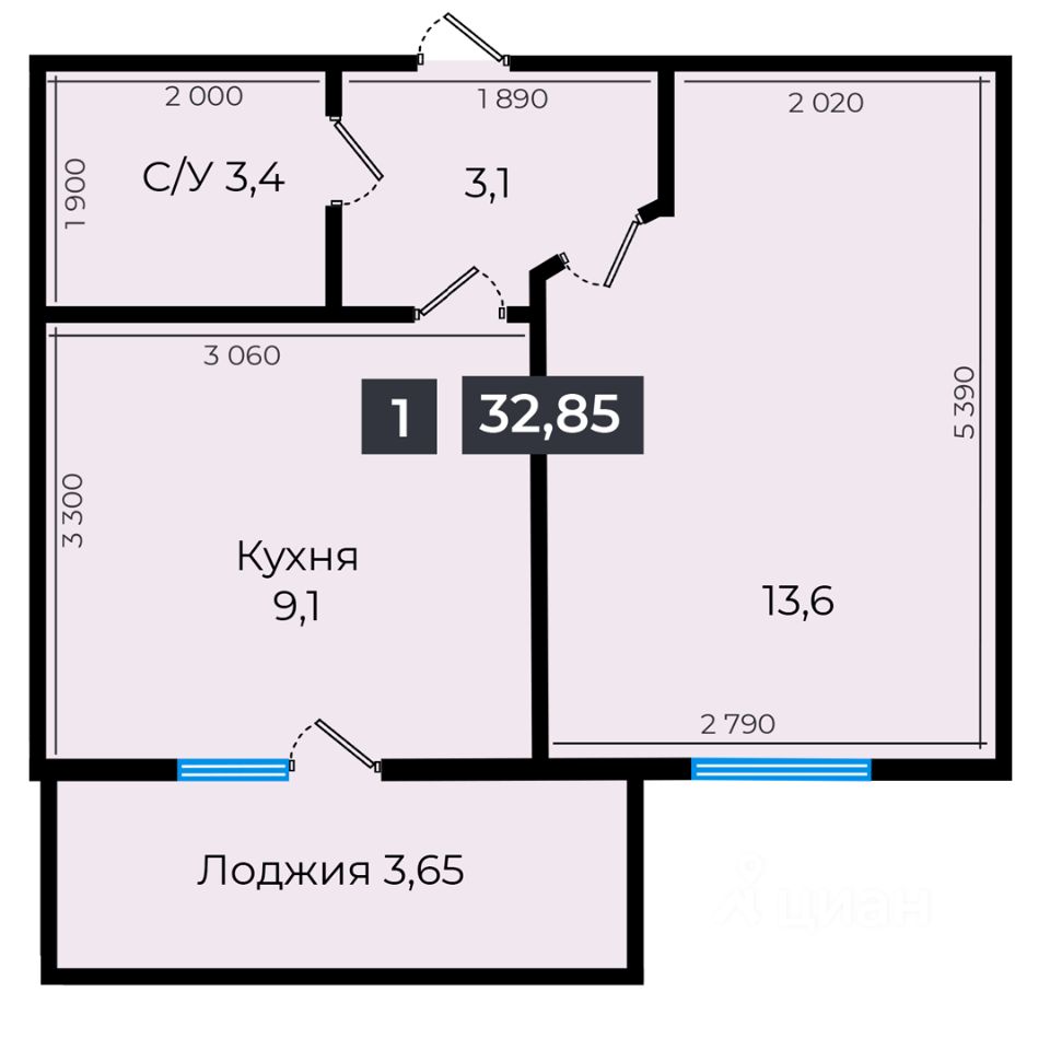 Купить 1-комнатную квартиру на улице Южный обход в городе Ставрополь,  продажа однокомнатных квартир во вторичке и первичке на Циан. Найдено 192  объявления