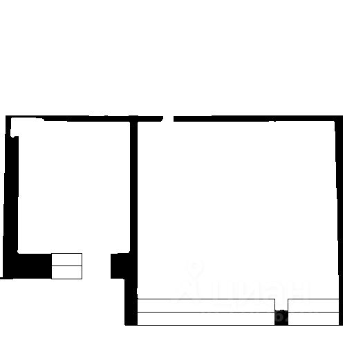 Планировка этой квартиры по данным Циан