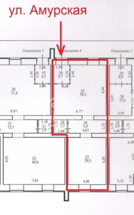 торг. площадь 84 м², этаж 1