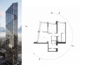 3-комн.кв., 96 м², этаж 14