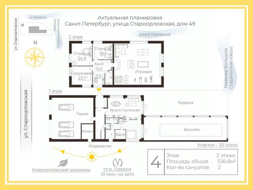 Купить дом на улице Староорловская в Санкт-Петербурге, продажа домов - база  объявлений Циан. Найдено 2 объявления