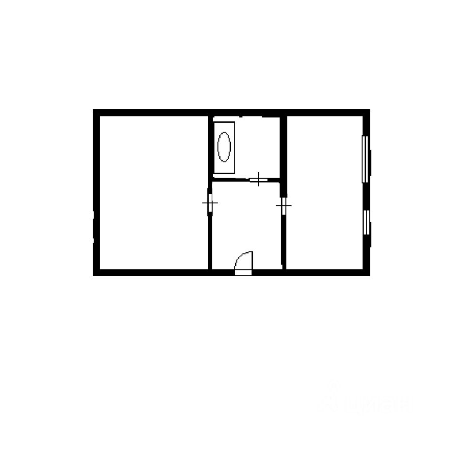 Продажа однокомнатной квартиры 47м² 1-й Рабфаковский пер., 6, Санкт ...