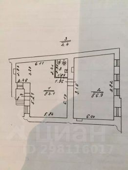 своб. назнач. 114 м², этаж 1