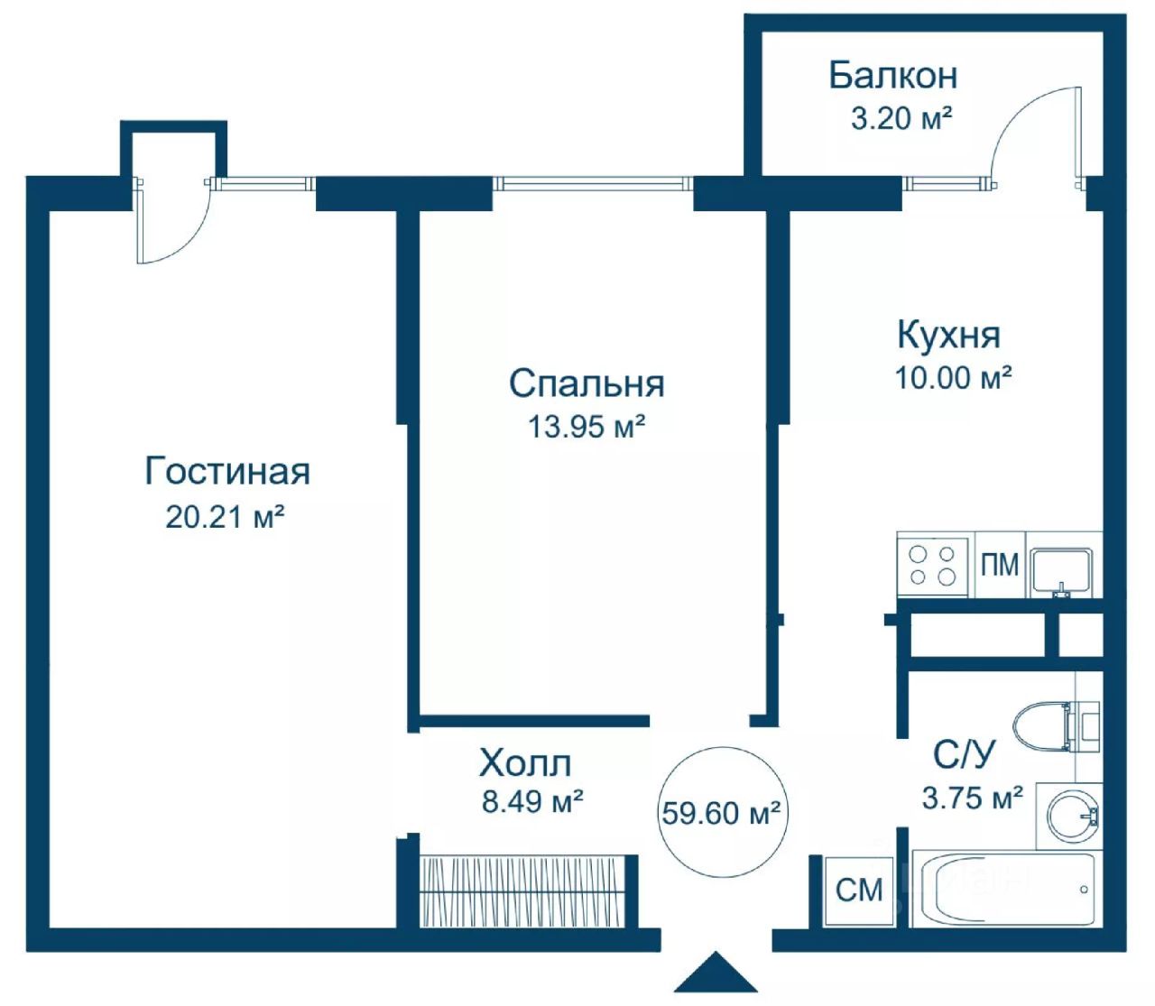 Купить квартиру в поселке городского типа Новозавидовский Конаковский  района, продажа квартир во вторичке и первичке на Циан. Найдено 135  объявлений