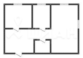 2-комн.кв., 39 м², этаж 2