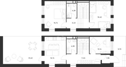 3-комн.кв., 109 м², этаж 1