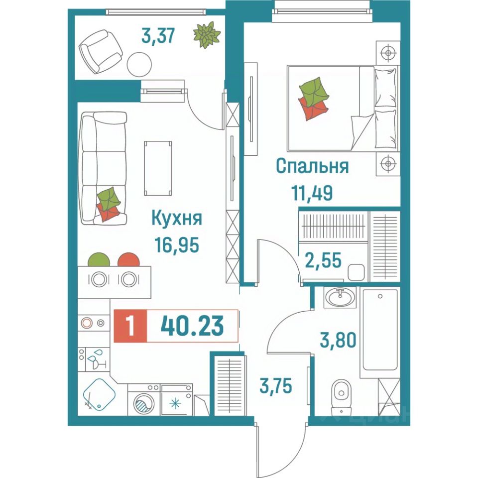 Купить евродвушку в новостройке в Мурино, продажа квартир евродвушек в  Мурино. Найдено 777 объявлений.