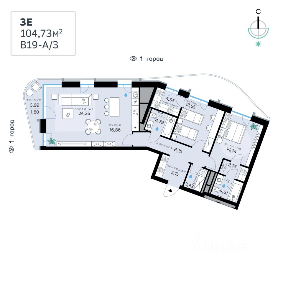 Купить 3-комнатную квартиру рядом с метро Павшино, продажа трехкомнатных  квартир во вторичке и первичке на Циан. Найдено 504 объявления