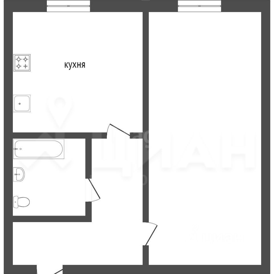 Продаю однокомнатную квартиру 31,2м² ул. Гагарина, 74, Чехов, Московская  область, Чехов городской округ - база ЦИАН, объявление 298607144