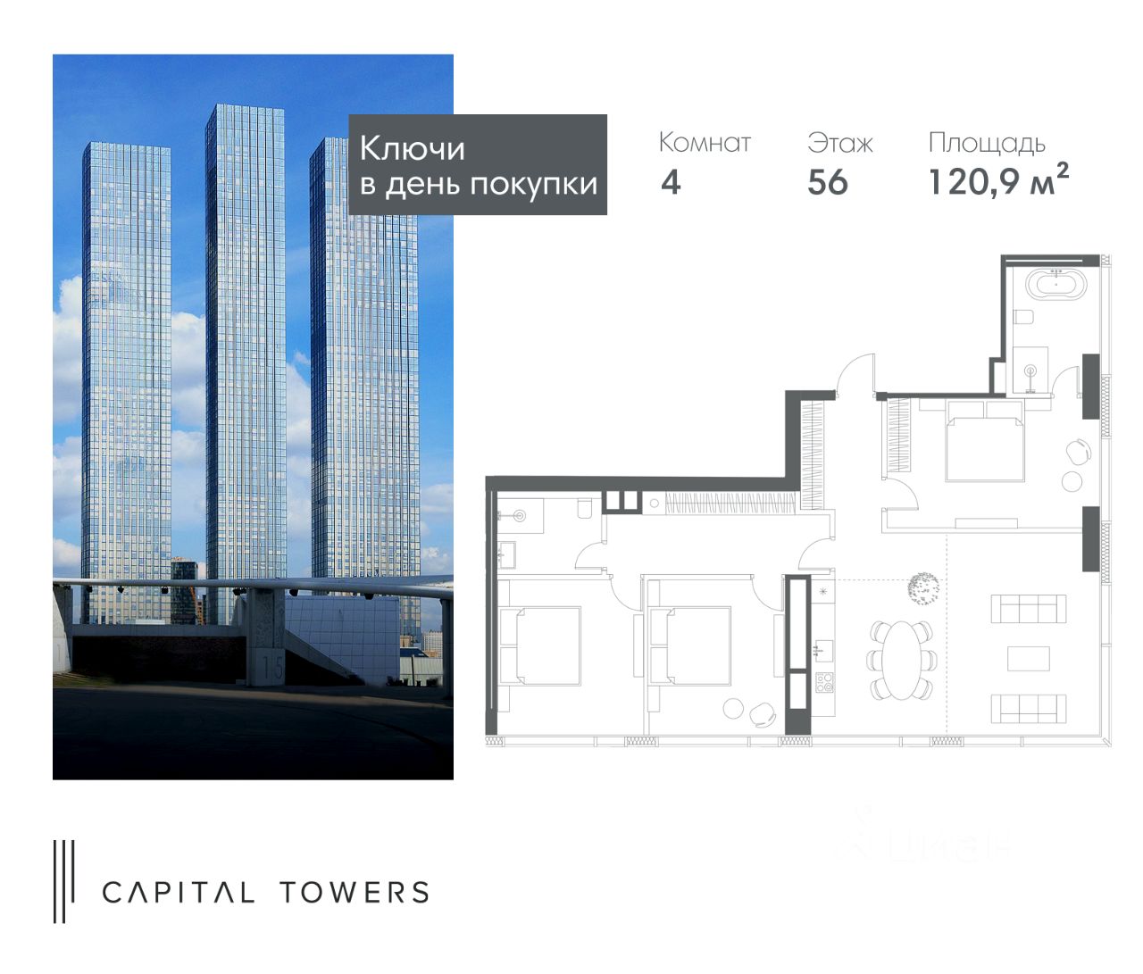 Купить квартиру на набережной Краснопресненская дом 14Ак2 в Москве, продажа  жилой недвижимости на Циан. Найдено 23 объявления