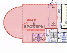 торг. площадь 384 м², этаж 3