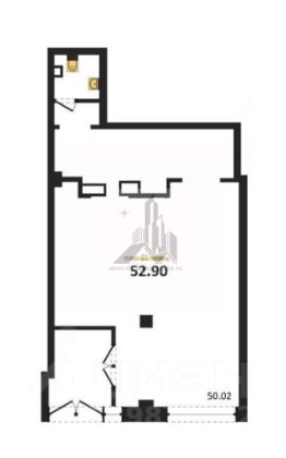 своб. назнач. 53 м², этаж 1