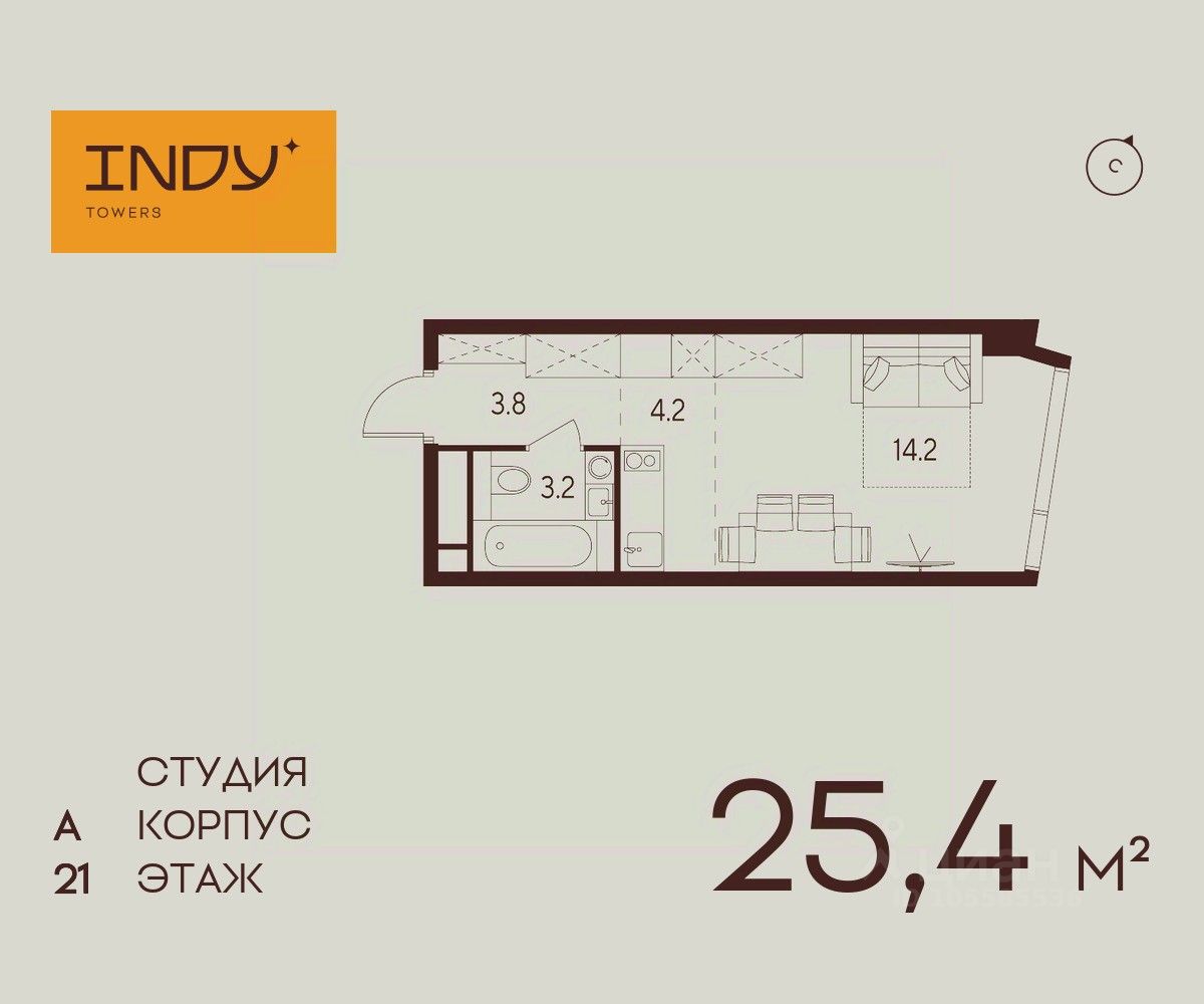 Купить квартиру-студию рядом с метро Октябрьское поле, продажа  квартир-студий во вторичке и первичке на Циан. Найдено 87 объявлений