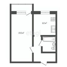 1-комн.кв., 32 м², этаж 9