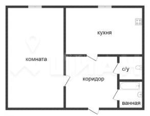 1-комн.кв., 35 м², этаж 9