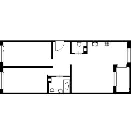 1-комн.кв., 28 м², этаж 3