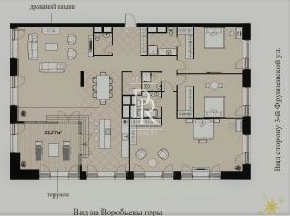 4-комн.кв., 230 м², этаж 11