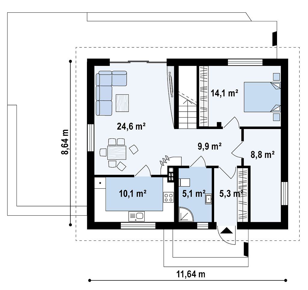 Купить Одноэтажный Дом в деревне Худанки (Ленинградская область) - объявления о