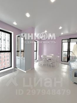 3-комн.кв., 100 м², этаж 13