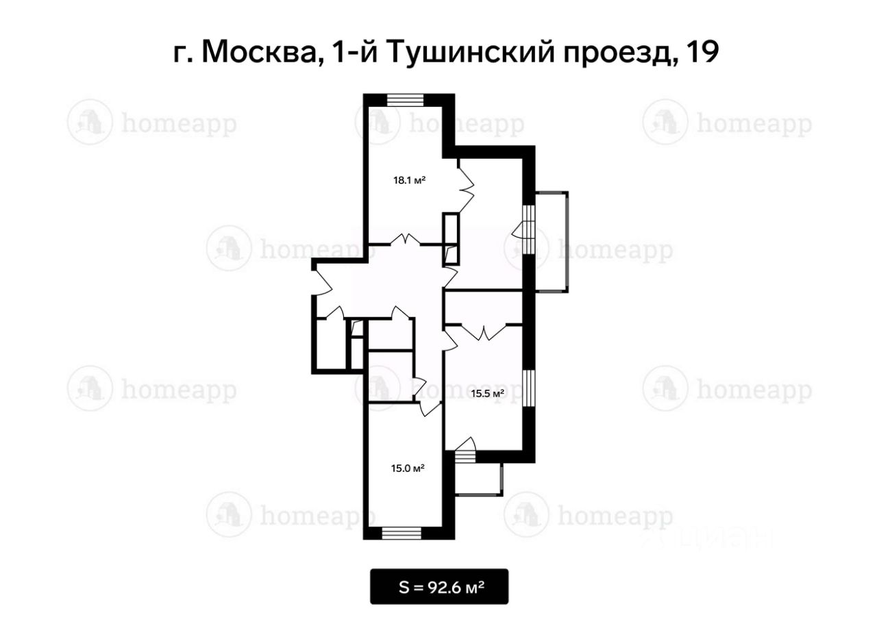 Купить квартиру на проезде 1-й Тушинский в Москве, продажа квартир во  вторичке и первичке на Циан. Найдено 12 объявлений