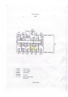 студия, 19 м², этаж 1