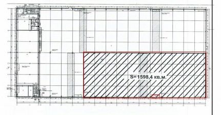 склад 1598 м², этаж 1