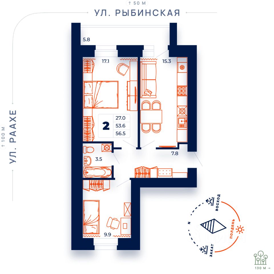 Купить 2-комнатную квартиру без ремонта на улице Ленина в городе Череповец.  Найдено 5 объявлений.