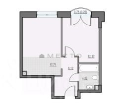 2-комн.кв., 41 м², этаж 9