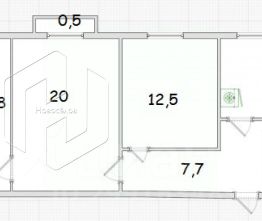 3-комн.кв., 71 м², этаж 3