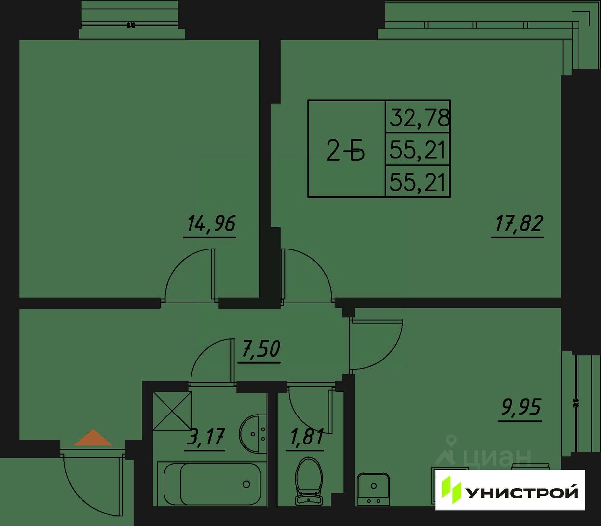 Купить 2-комнатную квартиру в микрорайоне Теплоконтроль в городе Казань,  продажа двухкомнатных квартир недорого. Найдено 599 объявлений.