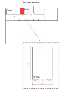 торг. площадь 59 м², этаж 1