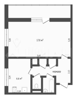 1-комн.кв., 33 м², этаж 5