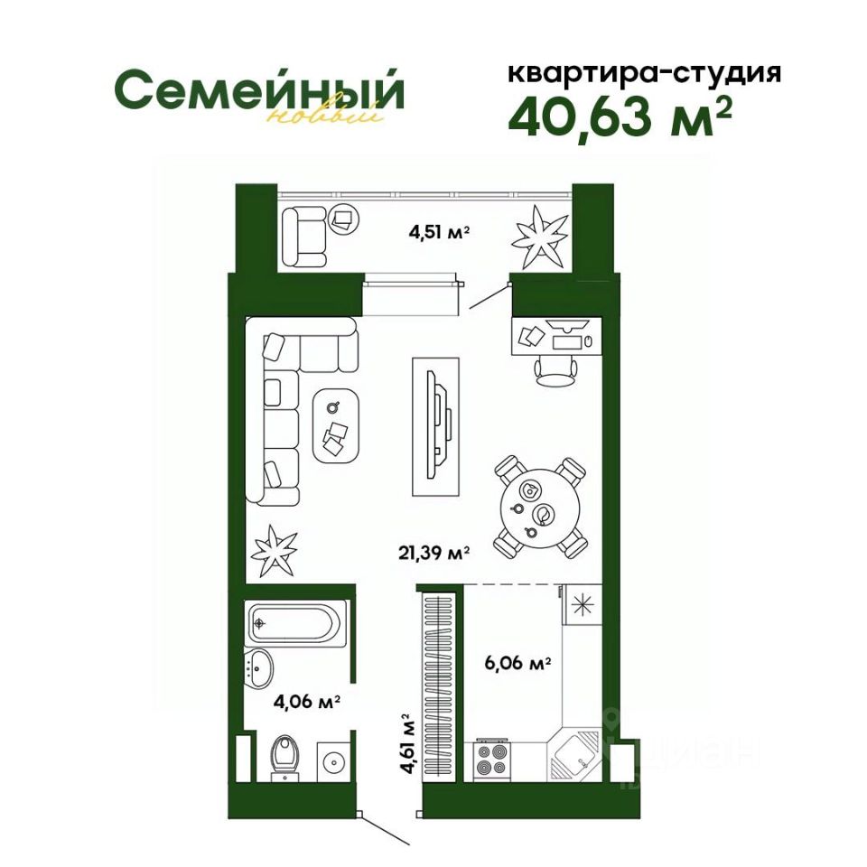 Купить квартиру-студию в Пензенском районе Пензенской области, продажа  квартир-студий во вторичке и первичке на Циан. Найдено 254 объявления