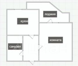 1-комн.кв., 35 м², этаж 6