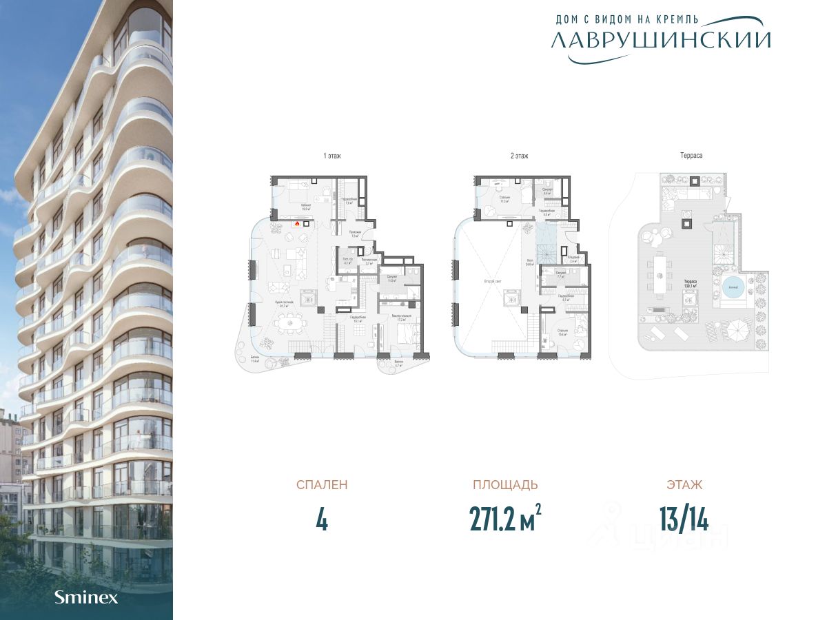 Купить 4-комнатную квартиру на 13 этаже рядом с метро Полянка. Найдено 3  объявления.