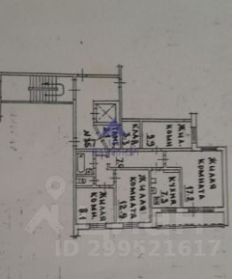 4-комн.кв., 79 м², этаж 9