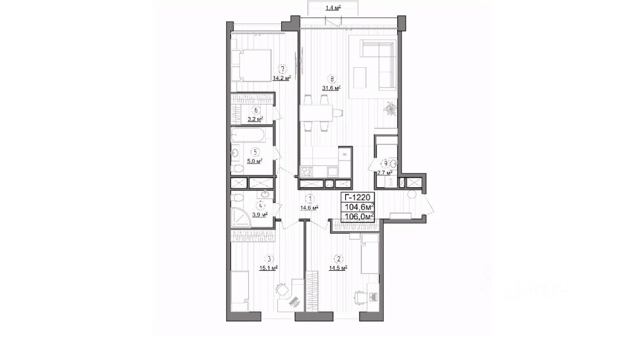 Купить 3-комнатную квартиру в районе Ясенево в Москве, продажа  трехкомнатных квартир во вторичке и первичке на Циан. Найдено 152 объявления