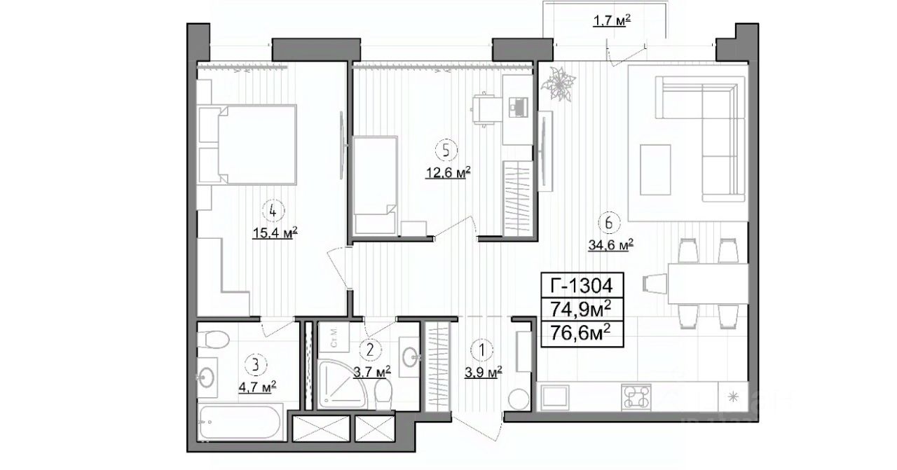 Купить 2-комнатную квартиру в районе Ясенево в Москве, продажа  двухкомнатных квартир во вторичке и первичке на Циан. Найдено 165 объявлений