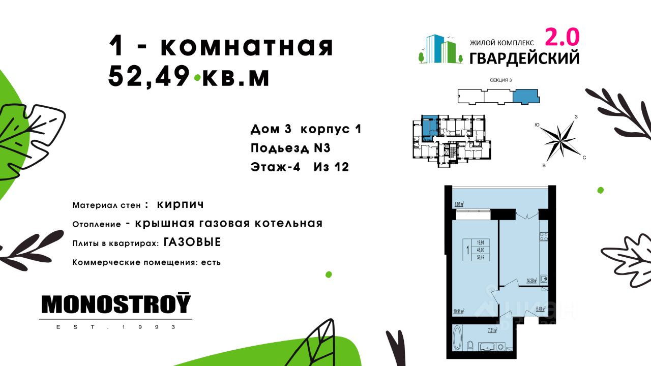 Город Владимир Купить 1 Комнатную