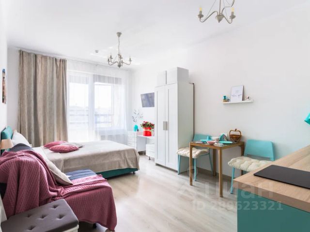 Студия, 30 м², 23/25 этаж