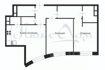 3-комн.кв., 86 м², этаж 5