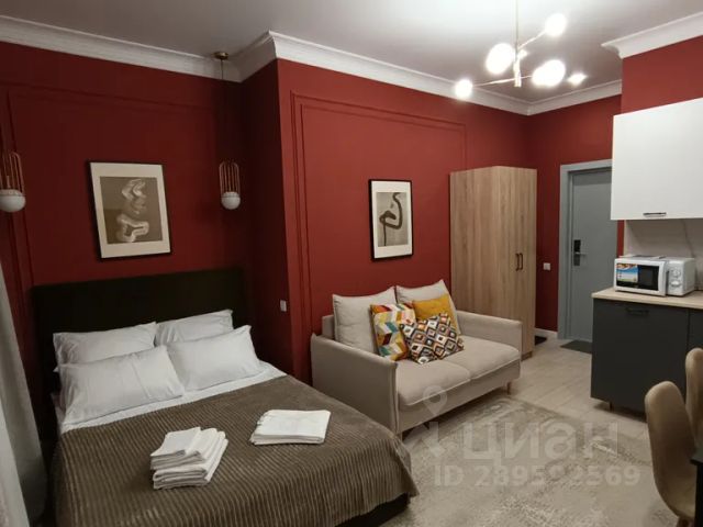 Студия, 25 м², 1/6 этаж